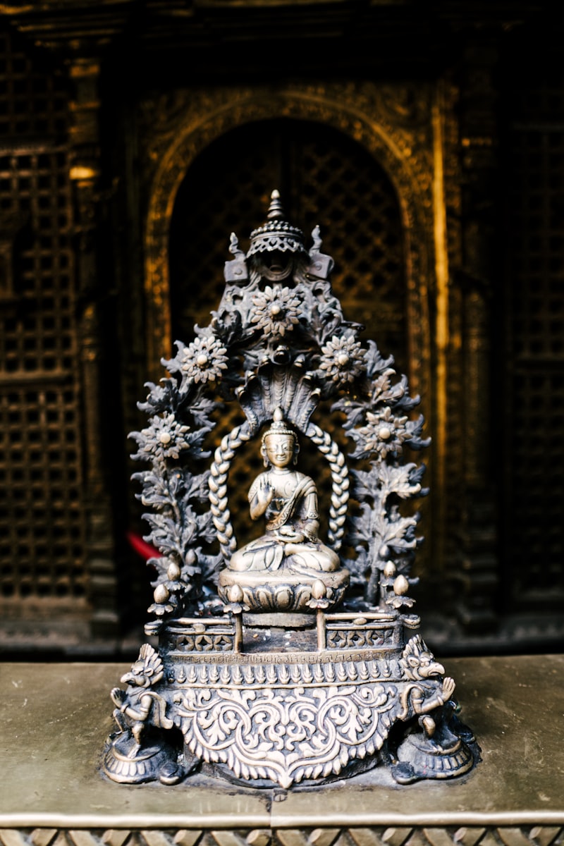 Buddha statue in shrine